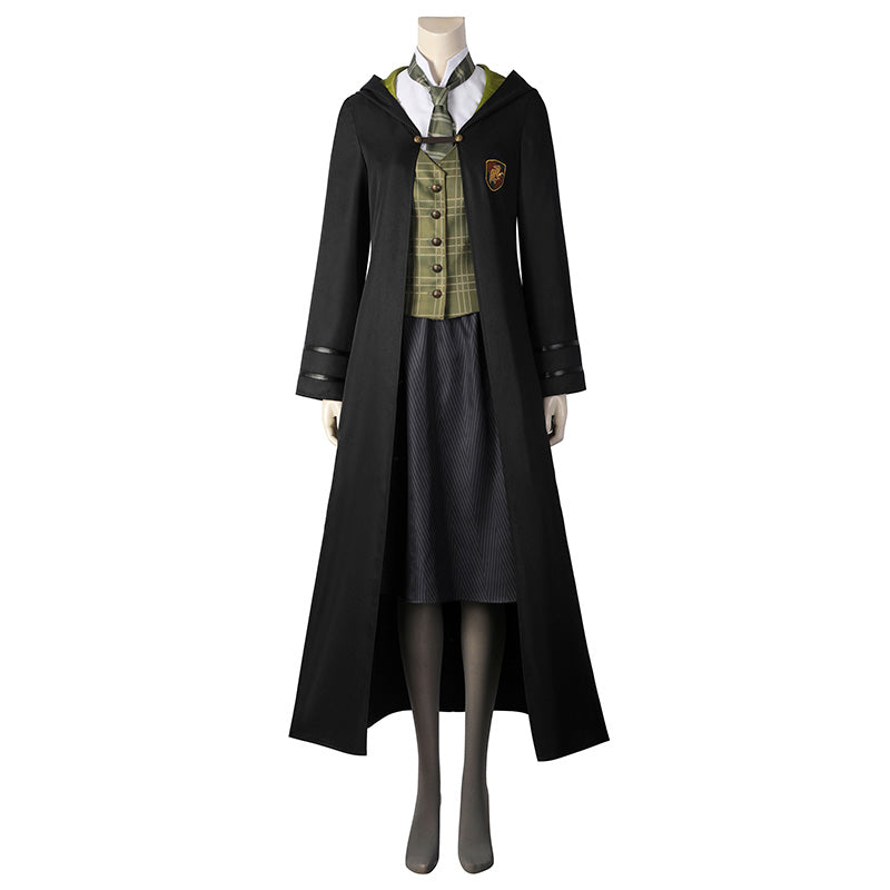 Hogwarts Legacy Hufflepuff Female School Uniforms Cosplay Costume Winkcosplay