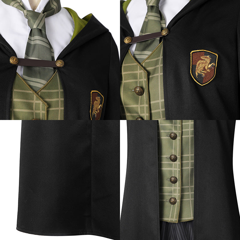 Hogwarts Legacy Hufflepuff Female School Uniforms Cosplay Costume Winkcosplay