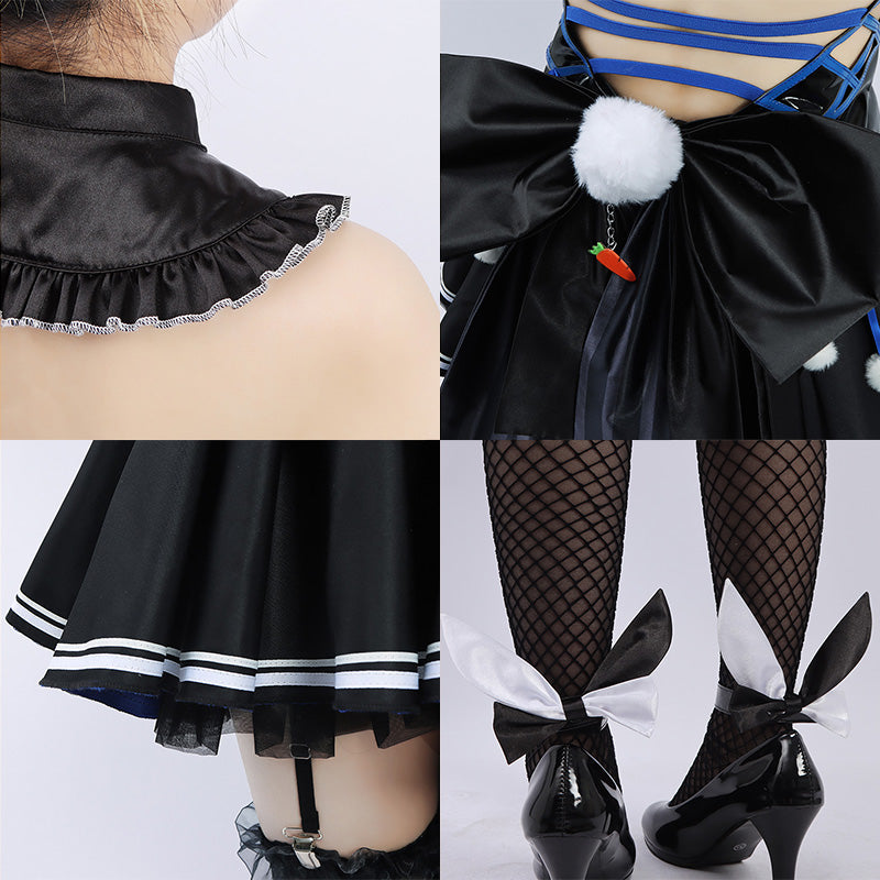 Hololive Virtual YouTuber Fifth Costume Furi Furi Bunny Dress Costume Cosplay Costume