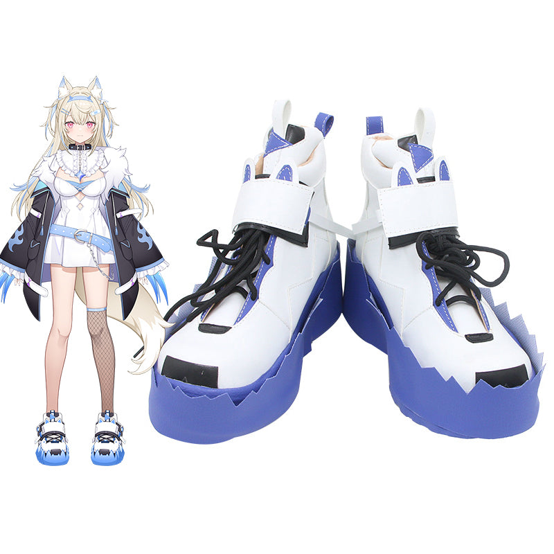 Hololive Virtual YouTuber Hololive -Advent-  EN Fuwawa Abyssgard Cosplay Shoes