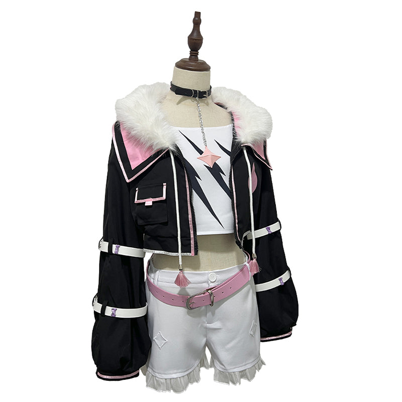 Hololive Virtual YouTuber Hololive -Advent- EN Mococo Abyssgard Cosplay Costume - Not Included Wig