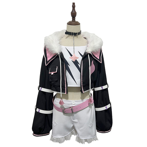 Hololive Virtual YouTuber Hololive -Advent- EN Mococo Abyssgard Cosplay Costume - Not Included Wig