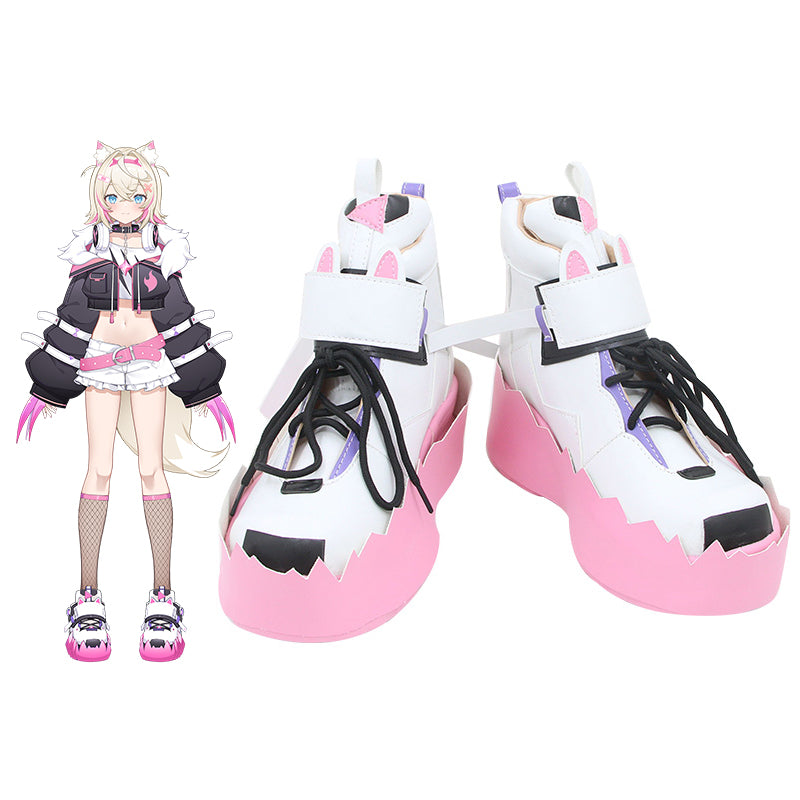 Hololive Virtual YouTuber Hololive -Advent-  EN Mococo Abyssgard Cosplay Shoes