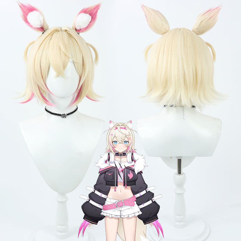 Hololive Virtual YouTuber Hololive -Advent-  EN Mococo Abyssgard Cosplay Wig