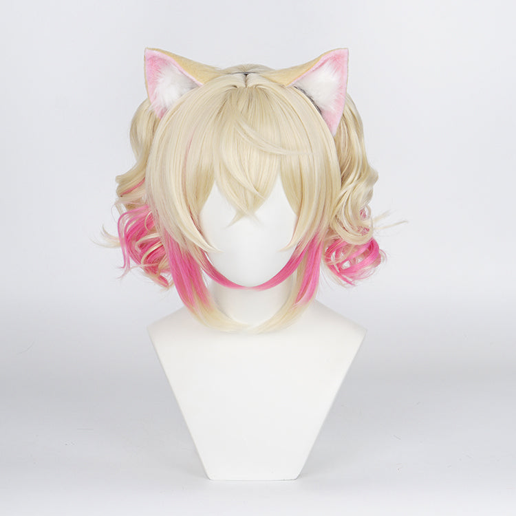Hololive Virtual YouTuber Hololive -Advent- EN Mococo Abyssgard New Year Costumes Cosplay Wig - Not Included Ears