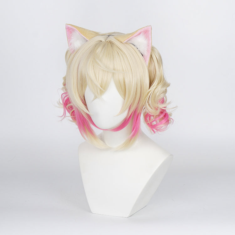 Hololive Virtual YouTuber Hololive -Advent- EN Mococo Abyssgard New Year Costumes Cosplay Wig - Not Included Ears