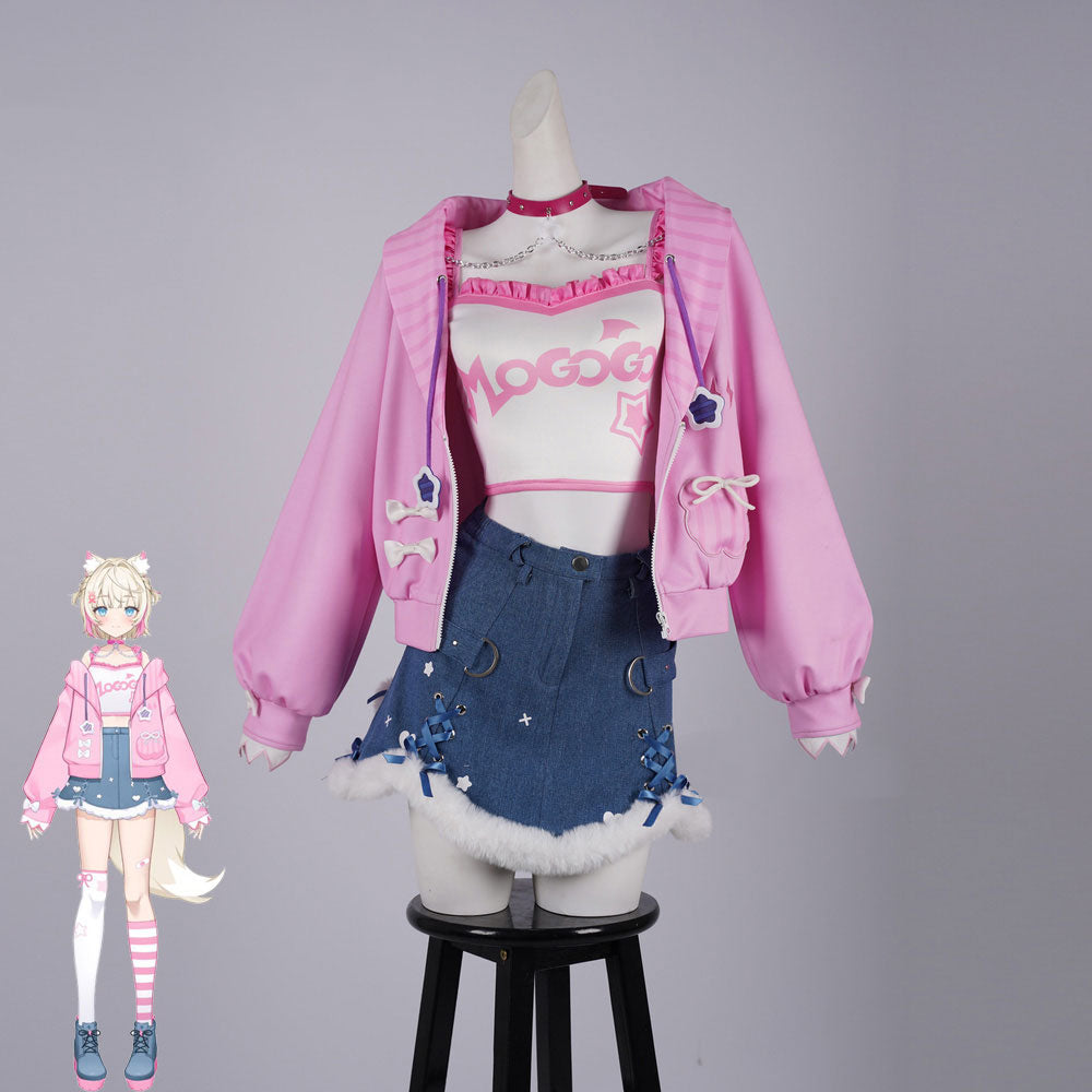 Hololive Virtual YouTuber Hololive -Advent-  EN Mococo Abyssgard Third Costumes Cosplay Costume