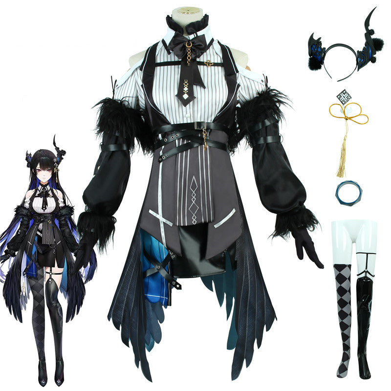 Hololive Virtual YouTuber Hololive -Advent- EN Nerissa Ravencroft Cosplay Costume