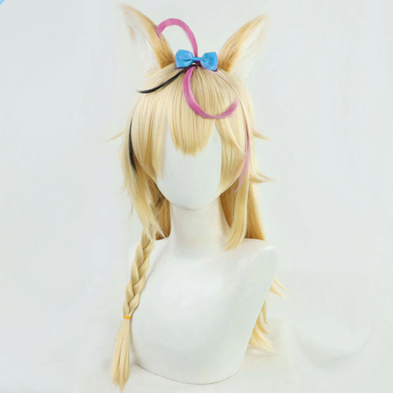 Hololive Virtual YouTuber Omaru Polka Cosplay Wig