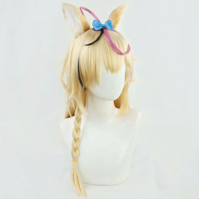 Hololive Virtual YouTuber Omaru Polka Cosplay Wig