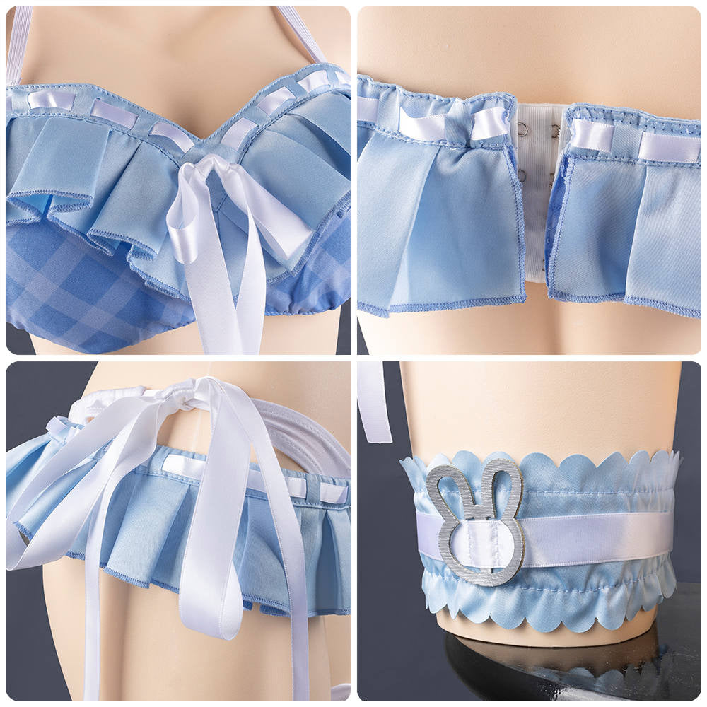 Hololive Virtual YouTuber Usada Pekora Swimsuit Cosplay Costume