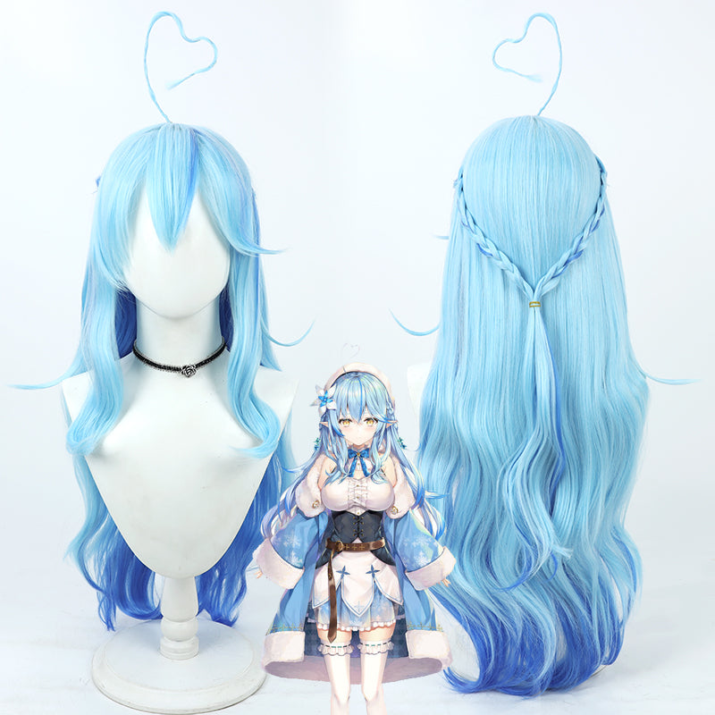 Hololive Virtual YouTuber Yukihana Lamy Cosplay Wig
