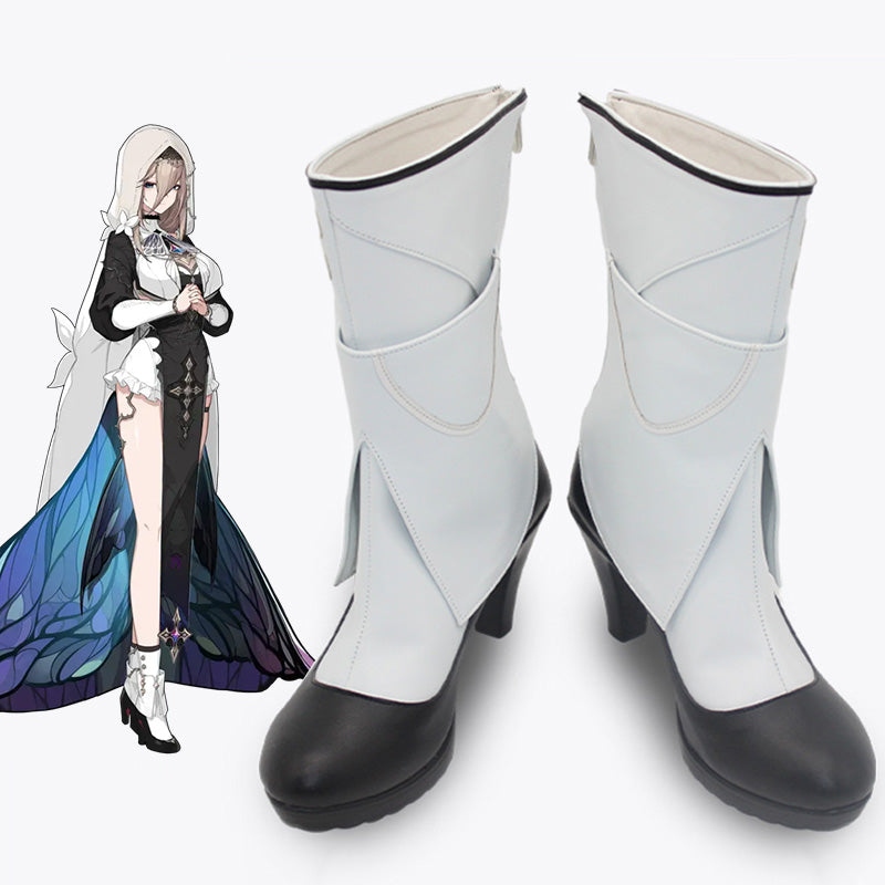 Honkai Impact 3rd Archives Discipline Aponia Nun Cosplay Shoes