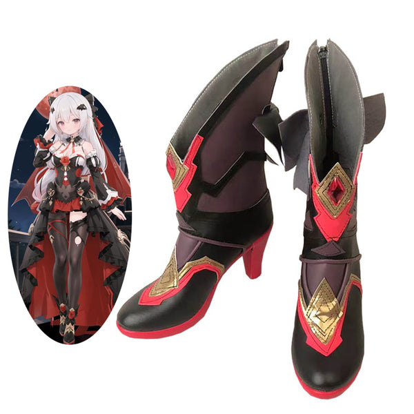 Honkai Impact 3rd Theresa Apocalypse · Lunar Vow: Crimson Love Cosplay Shoes
