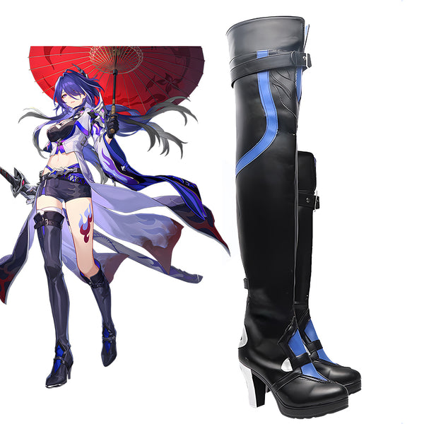 Honkai: Star Rail Acheron Shoes Cosplay Boots