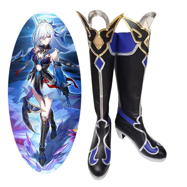 Honkai: Star Rail Jingliu Shoes Cosplay Boots