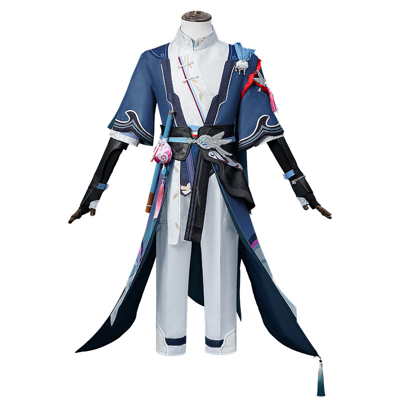 Honkai: Star Rail Yanqing New Edition Cosplay Costume - Included Flute