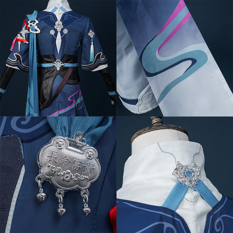 Honkai: Star Rail Yanqing New Edition Cosplay Costume - Included Flute