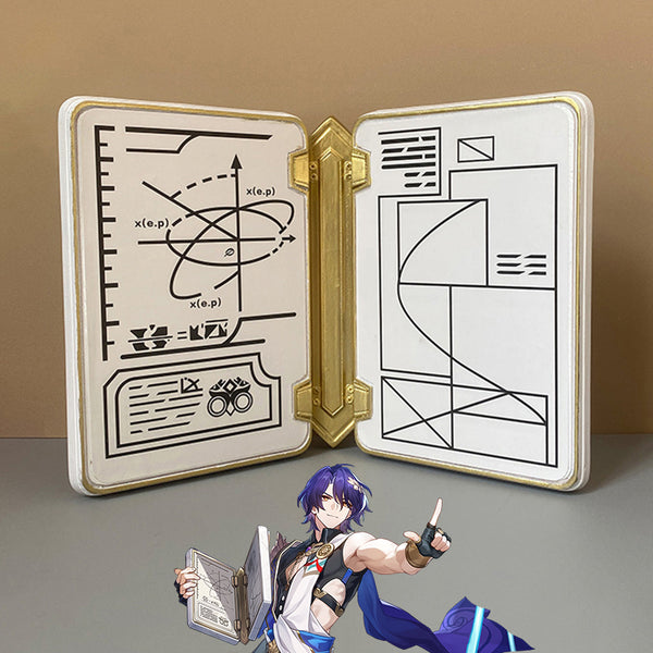 Honkai: Star Rail Zenn Ratio Dr. Ratio Magic Book Cosplay Accessory Prop