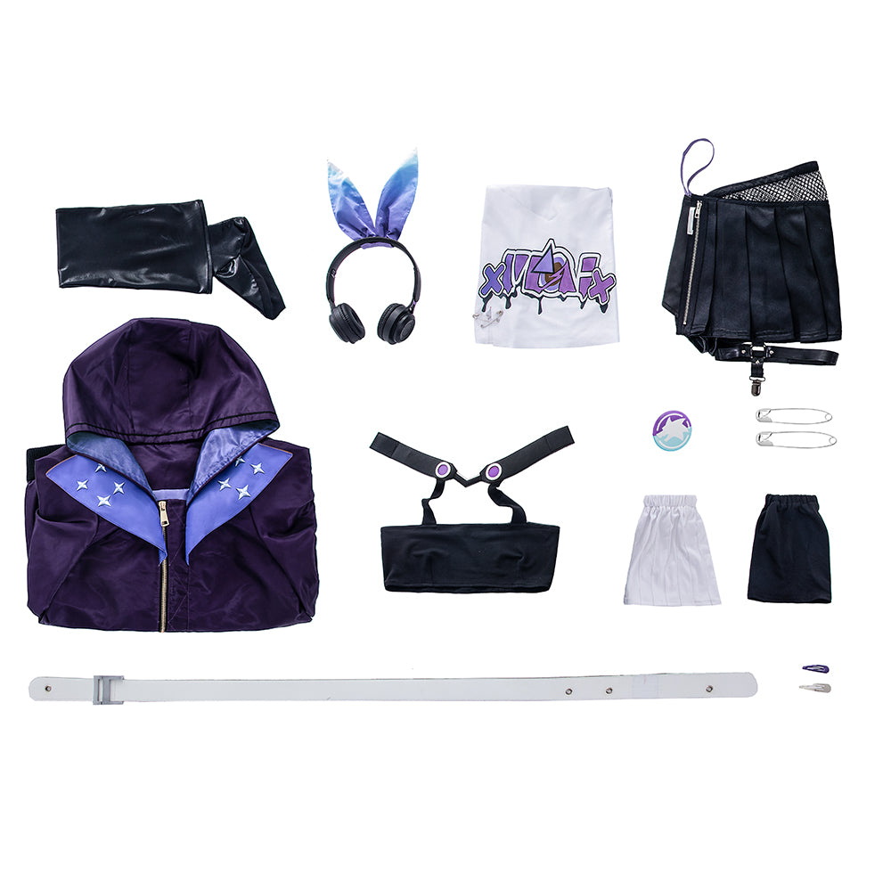 Honkai: Star Rail x Galaxy Store Collaboration Silver Wolf Cosplay Costume