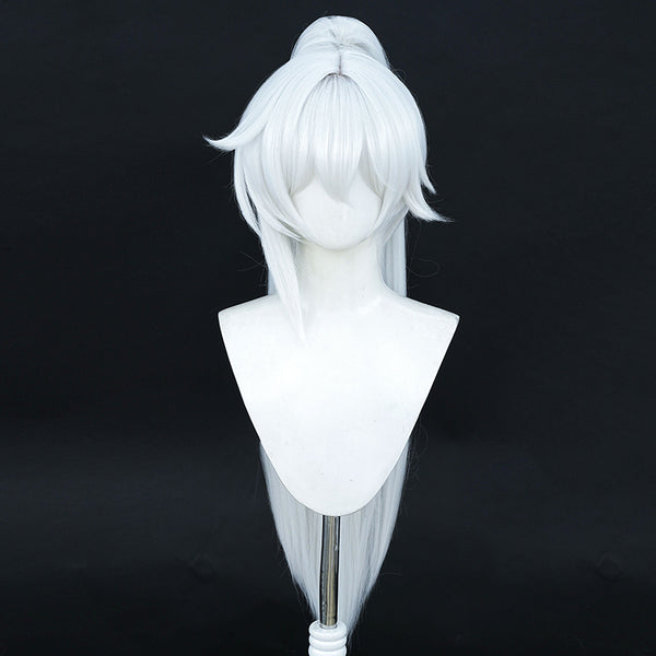Honkai Impact 3rd Archives Kiana Kaslana K-423 S-rank Battlesuit Ba-Dum! Fiery Wishing Star White Cosplay Wig