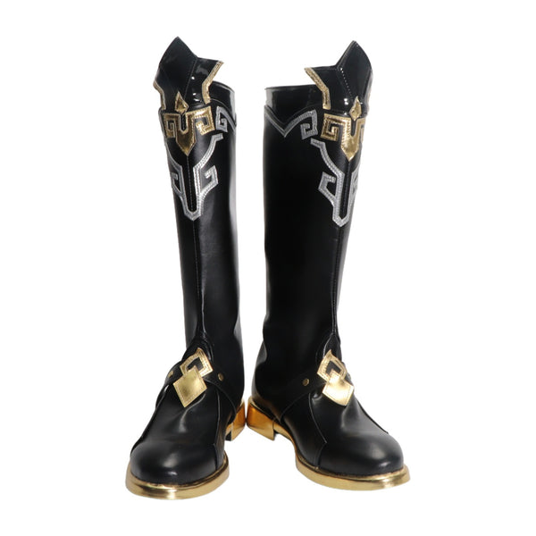 Honkai: Star Rail Dan Heng Permansor Terrae Black Shoes Cosplay Boots