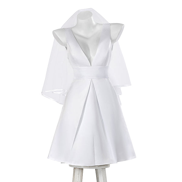 Joker 2 Harley Quinn Wedding Dress Cosplay Costume