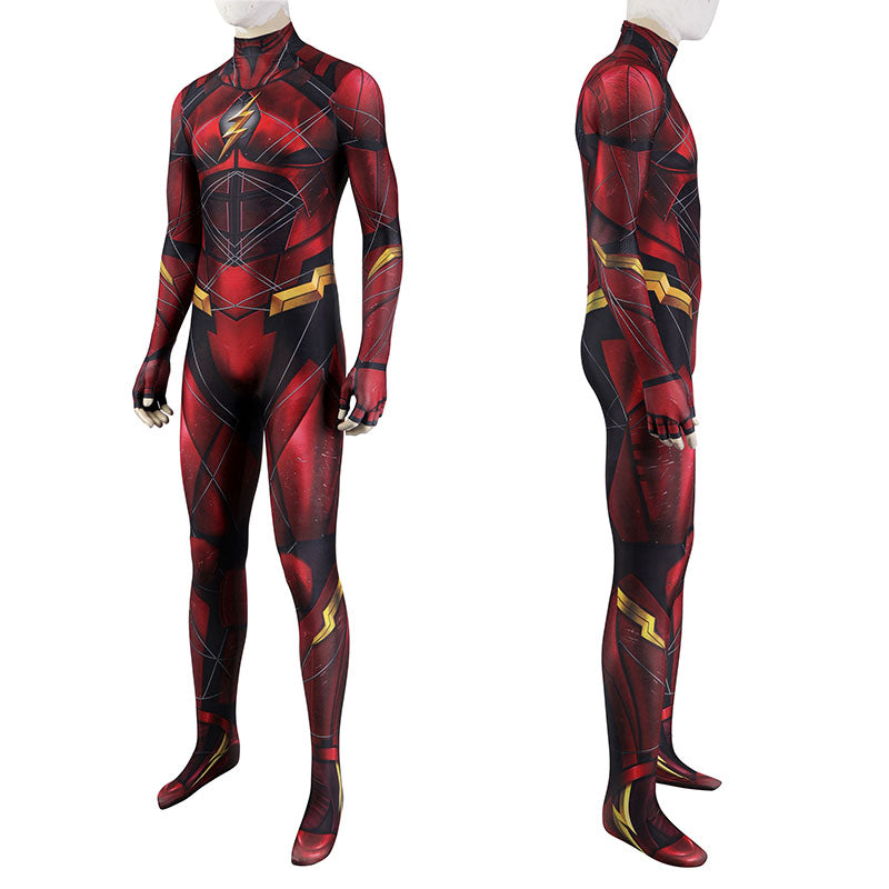 Justice League Barry Allen The Flash Cosplay Costume