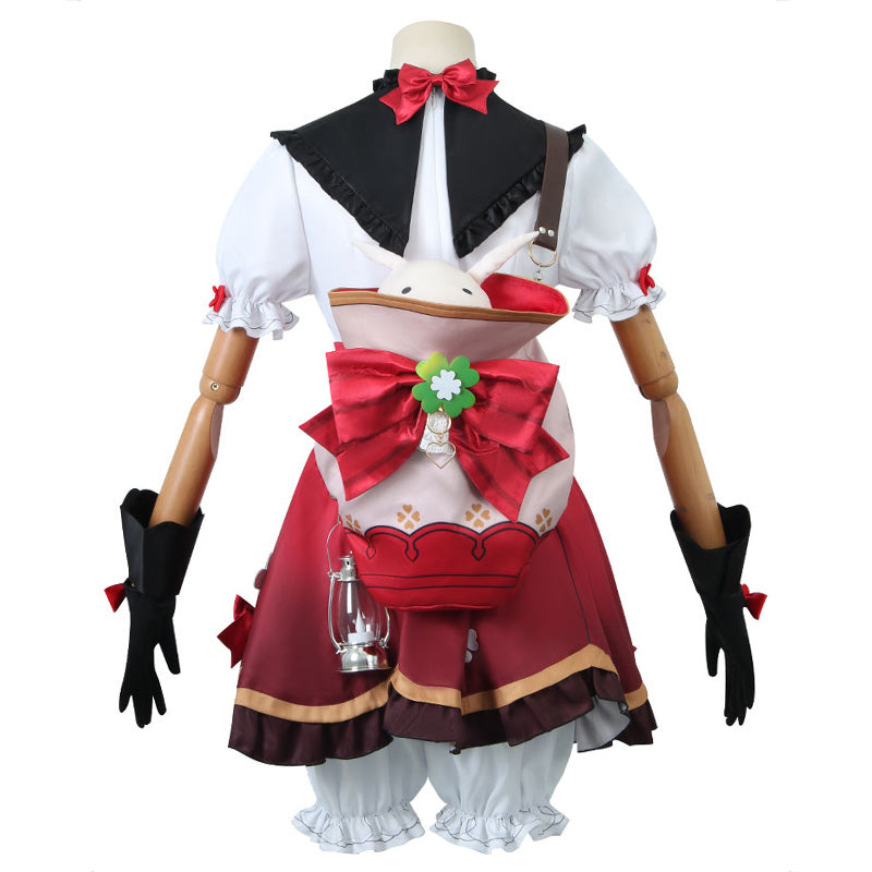 Kids Size Genshin Impact Klee Blossoming Stralight Halloween Cosplay Costume