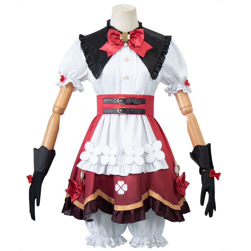 Kids Size Genshin Impact Klee Blossoming Stralight Halloween Cosplay Costume