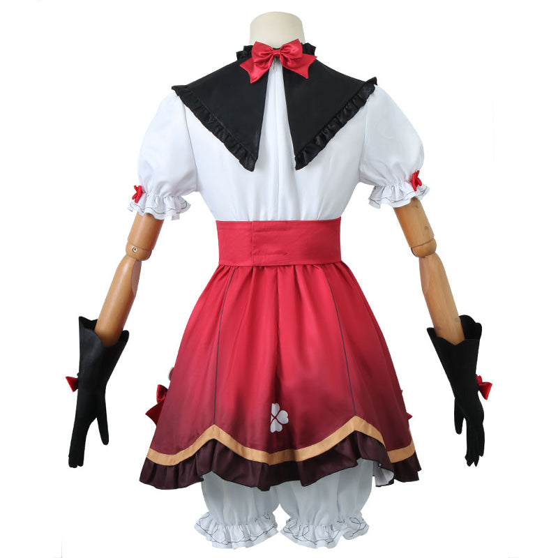 Kids Size Genshin Impact Klee Blossoming Stralight Halloween Cosplay Costume