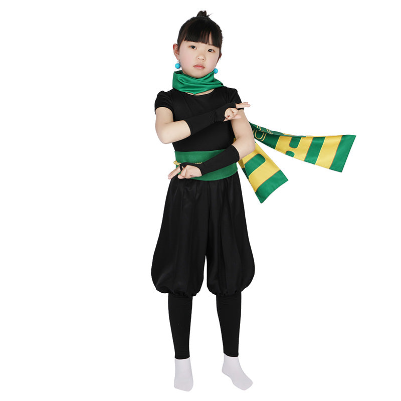 Kids Size Princess Peach: Showtime! Ninja Peach Cosplay Costume