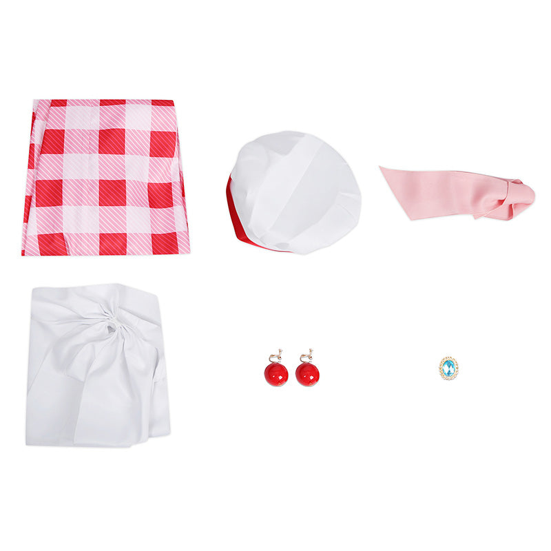 Kids Size Princess Peach: Showtime! Patissier Peach Cosplay Costume