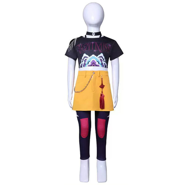 Kids Size KPop Demon Hunters HUNTR/X Mira Cosplay Costume