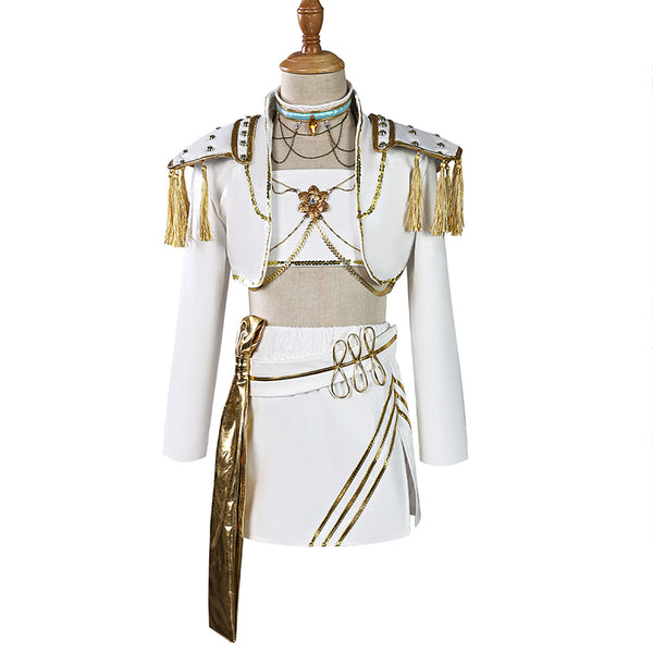 Kids Size KPop Killer M White Outfit Cosplay Costume