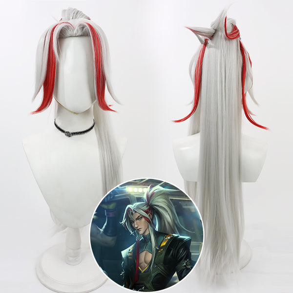 LeaLeague of Legends LOL Heartsteel Yone Cosplay Wig