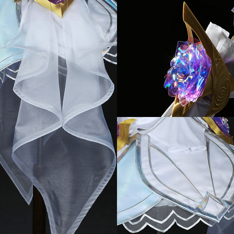 League Of Legends LOL Crystal Rose Seraphine Cosplay Costume