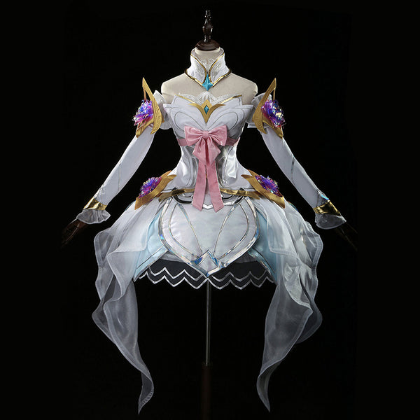 League Of Legends LOL Crystal Rose Seraphine Cosplay Costume