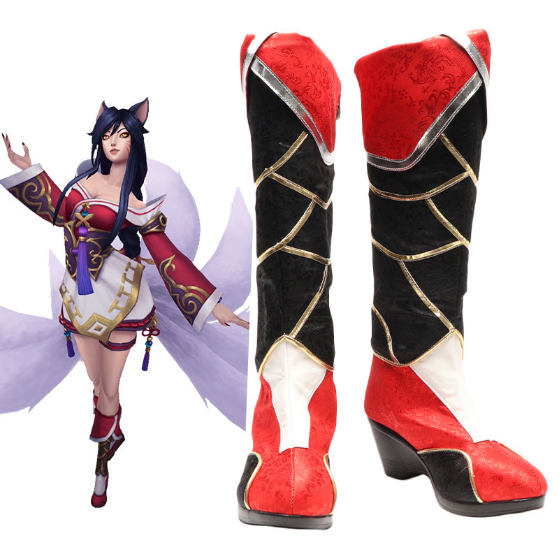 League Of Legends LOL Original Ahri Shoes Cosplay Boots Winkcosplay