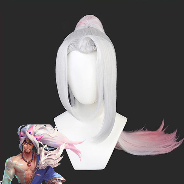 League Of Legends LOL Spirit Blossom Yasuo Cosplay Wig