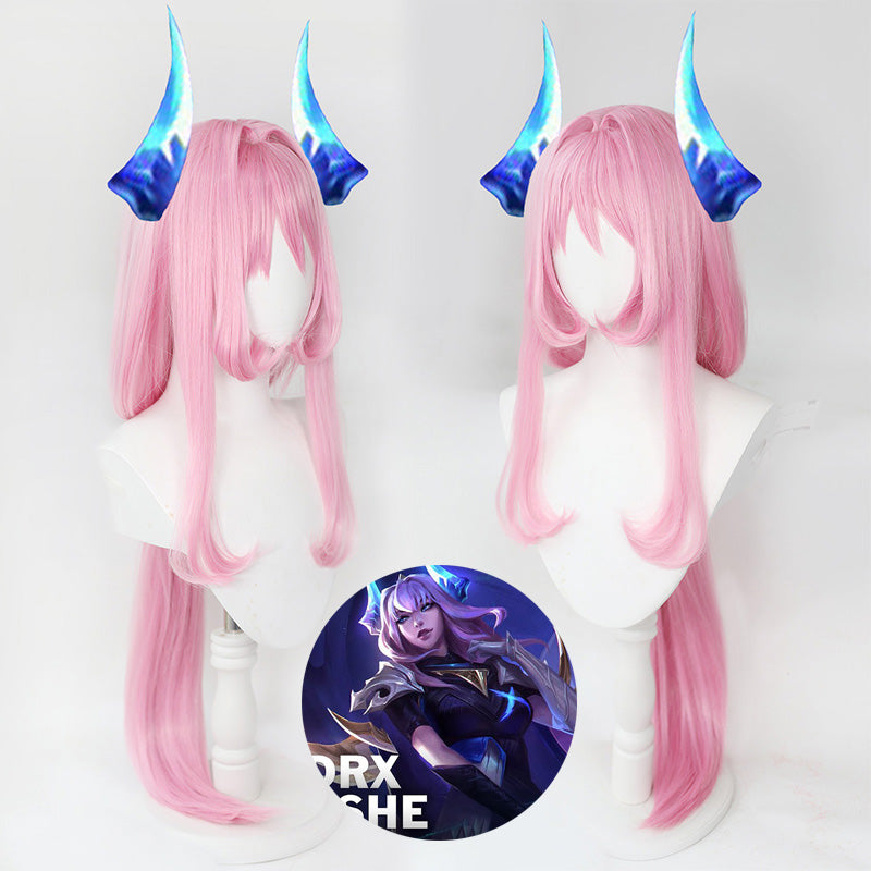 League of Legends LOL DRX Ashe Skin Spotlight Cosplay Wig