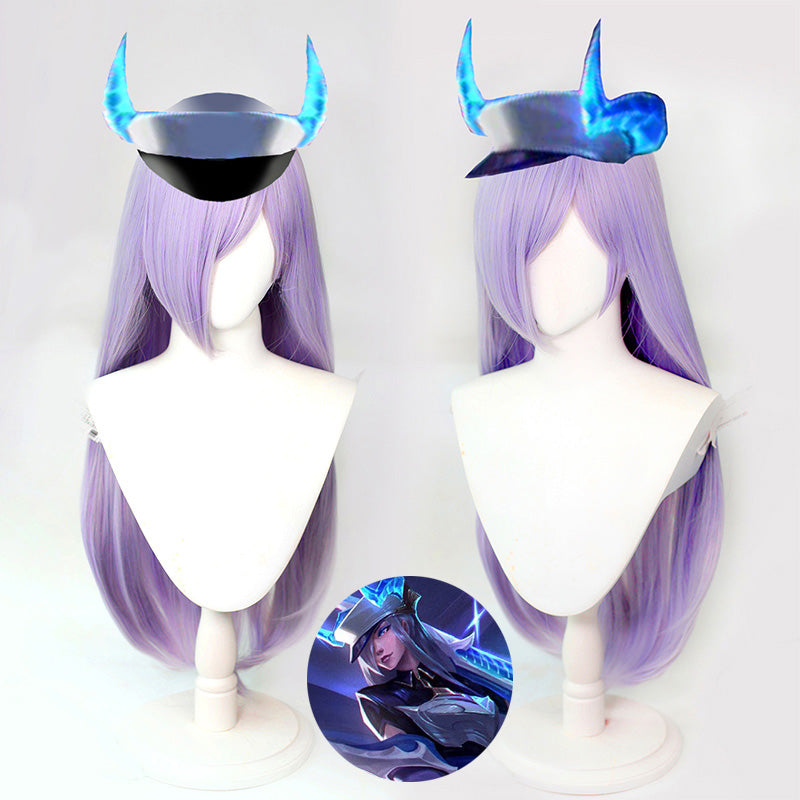 League of Legends LOL DRX Caitlyn Skin Spotlight Cosplay Wig