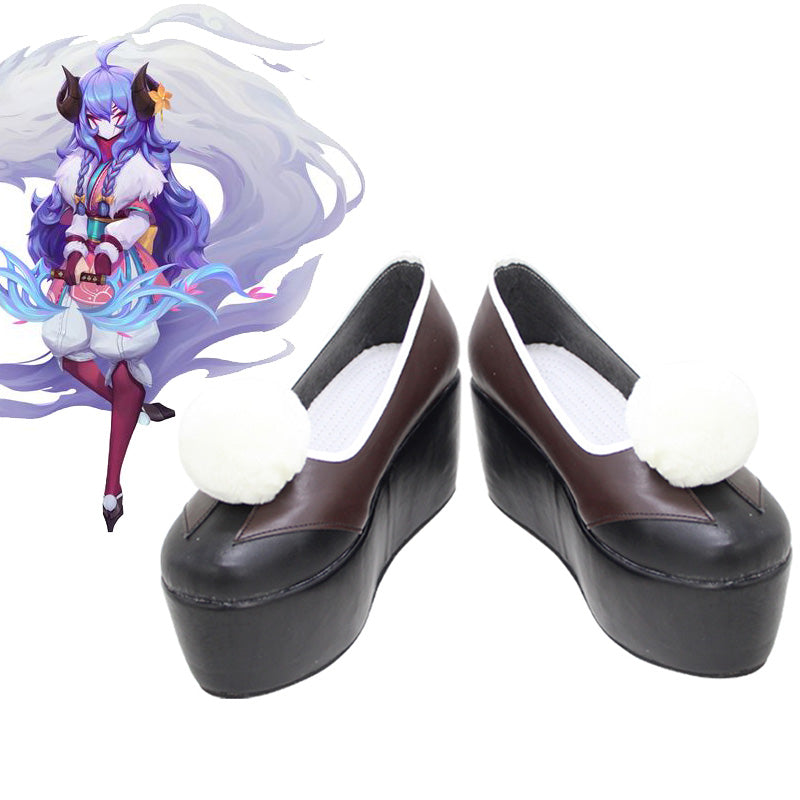 League of Legends LOL Spirit Blossom Kindred Cosplay Shoes