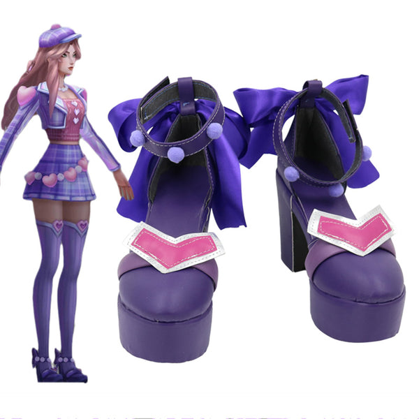 League of Legends LOL Valentine's Day 2023 Heartache Caitlyn Cosplay Shoes