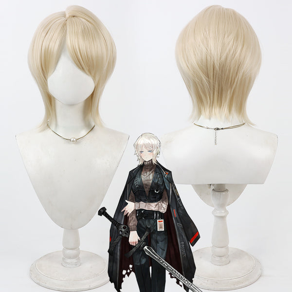Limbus Company Sinner #2 Faust C Edition Light Yellow Cosplay Wig