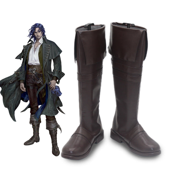 Lord of the Mysteries Alger Wilson Shoes Cosplay Boots