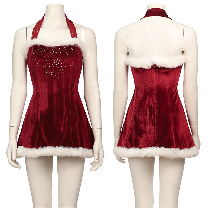 Love Actually 2003 Movie Vintage Christmas Dress Cosplay Costume
