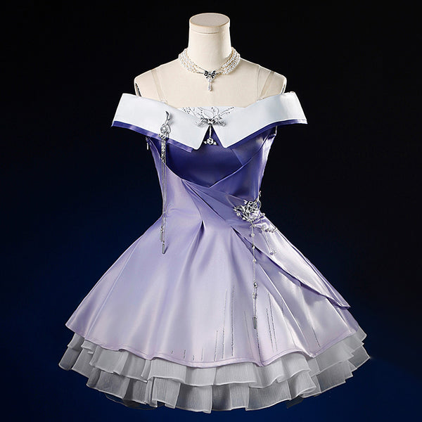 Love And Deep Space Female Protagonist Player Galactic Swirl Cosplay Costume