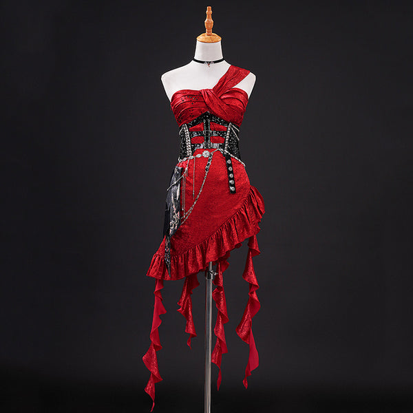 Love And Deep Space Female Protagonist Player Midnight Waltz Cosplay Costume