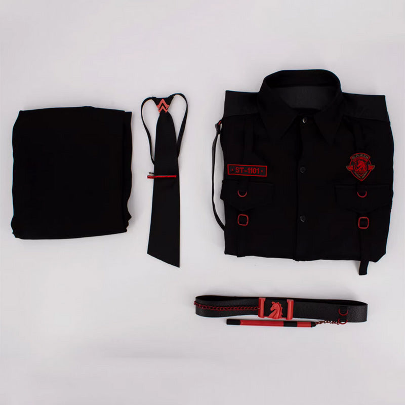 Love And Deep Space Xavier Evol Police Midnight Vigilance Cosplay Costume